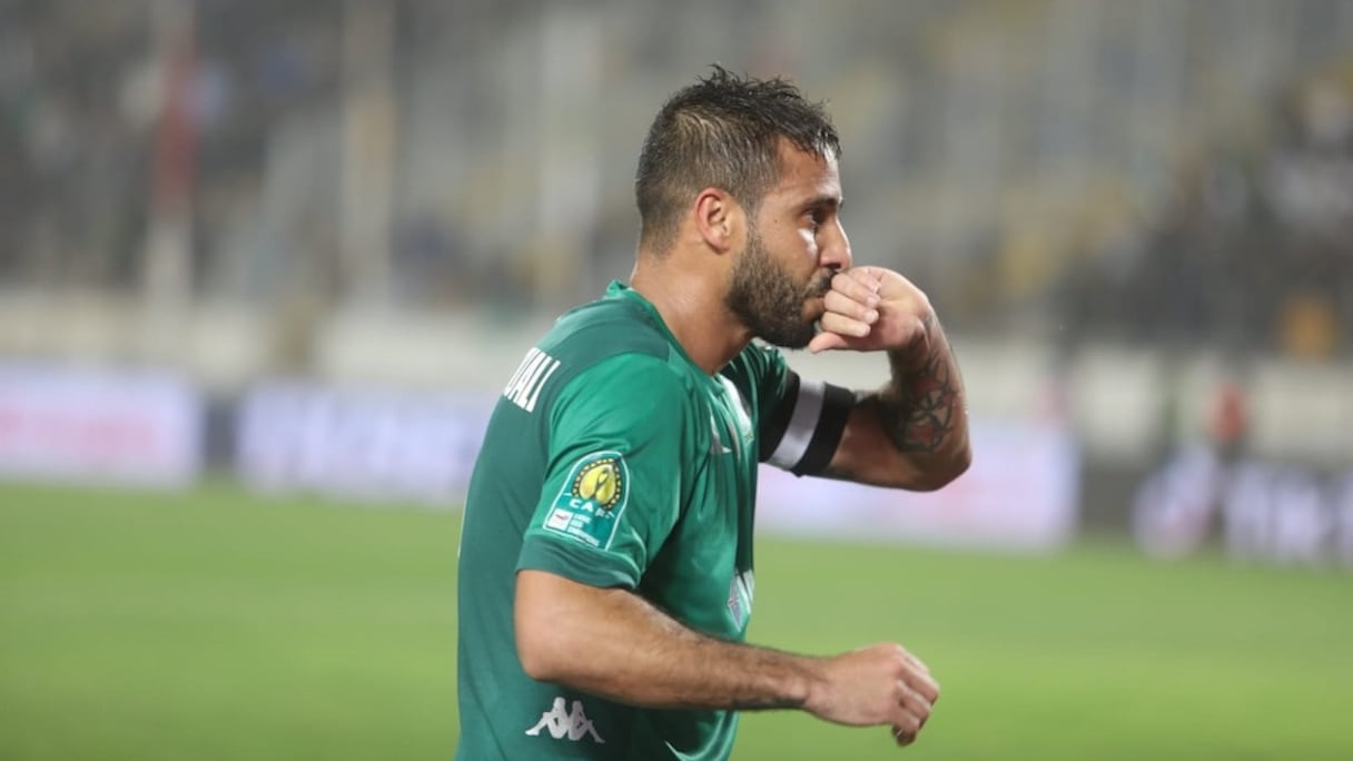 Mohsine Moutouali, désormais ancien joueur du Raja de Casablanca.