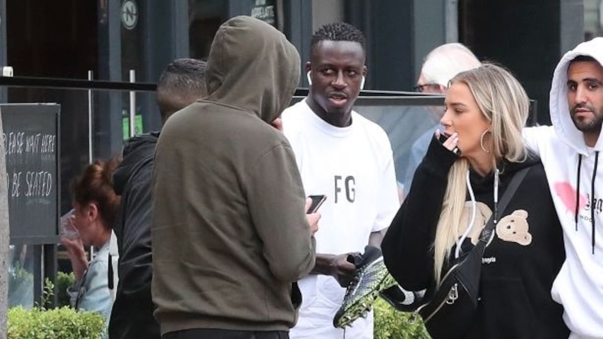 Riyad Mahrez avec sa nouvelle petite amie Taylor Ward.