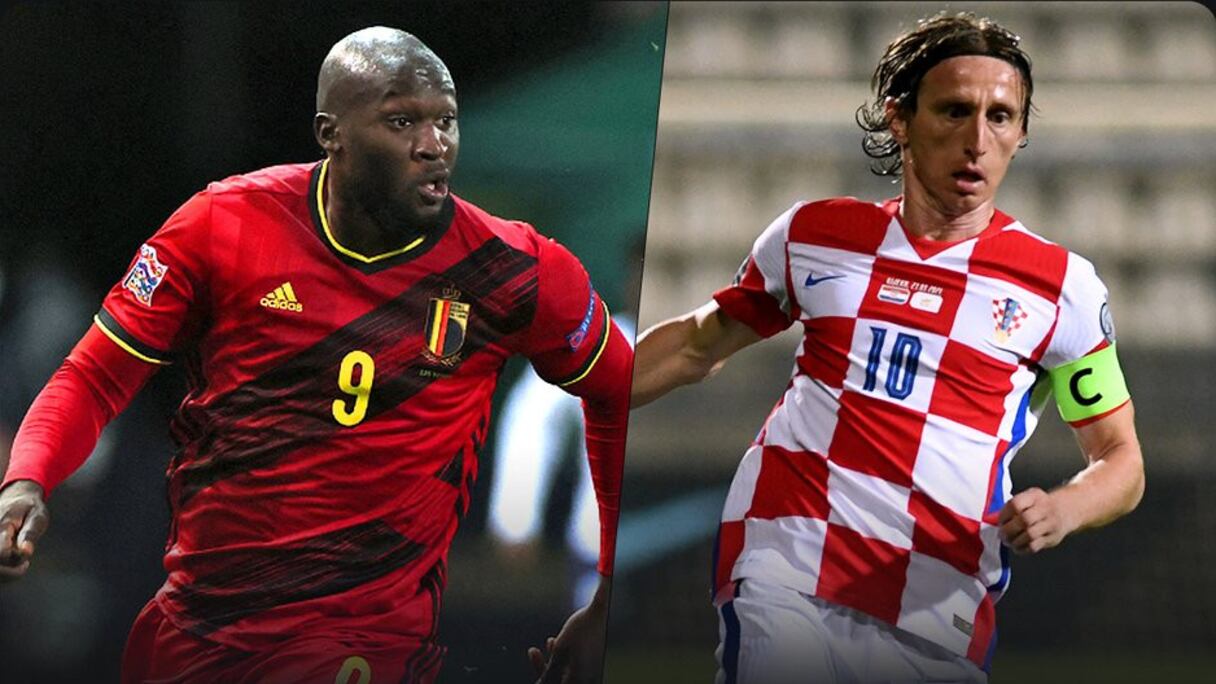 Romelu Lukaku (Belgique) et Luka Modrić (Croatie).