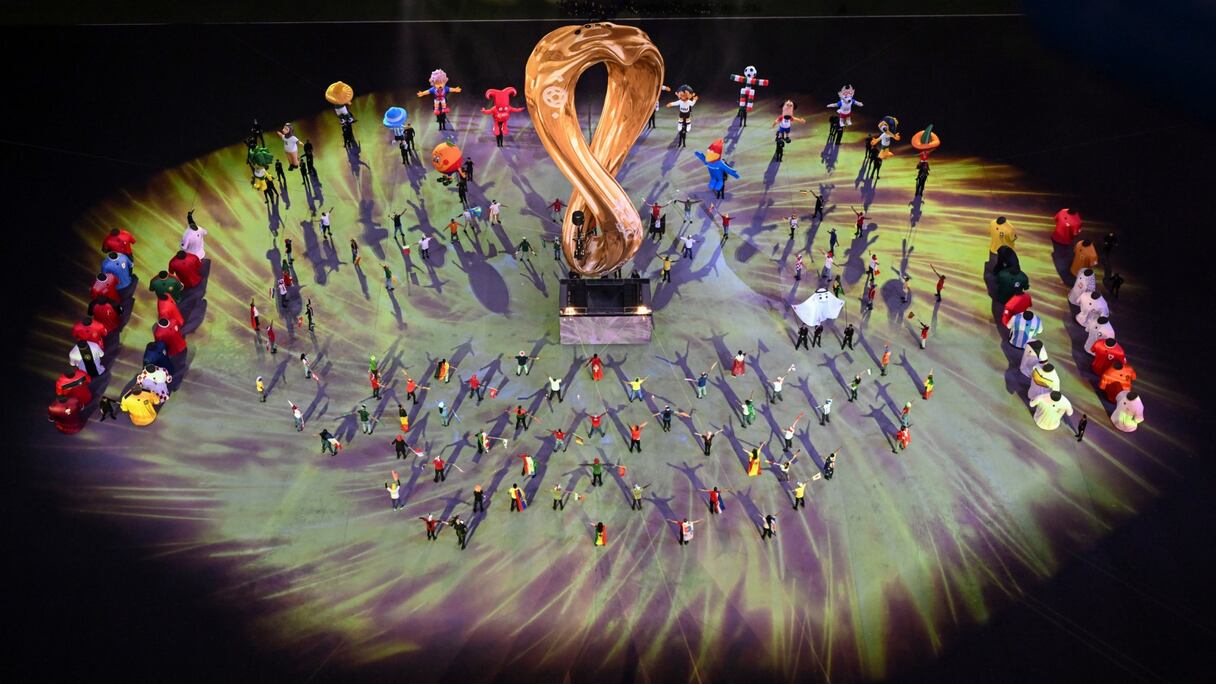 La cérémonie d'ouverture de la Coupe du monde 2022.