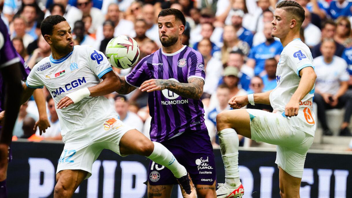 Séquence du match Olympique de Marseille-Toulouse FC (0-0), le 17 septembre 2023.