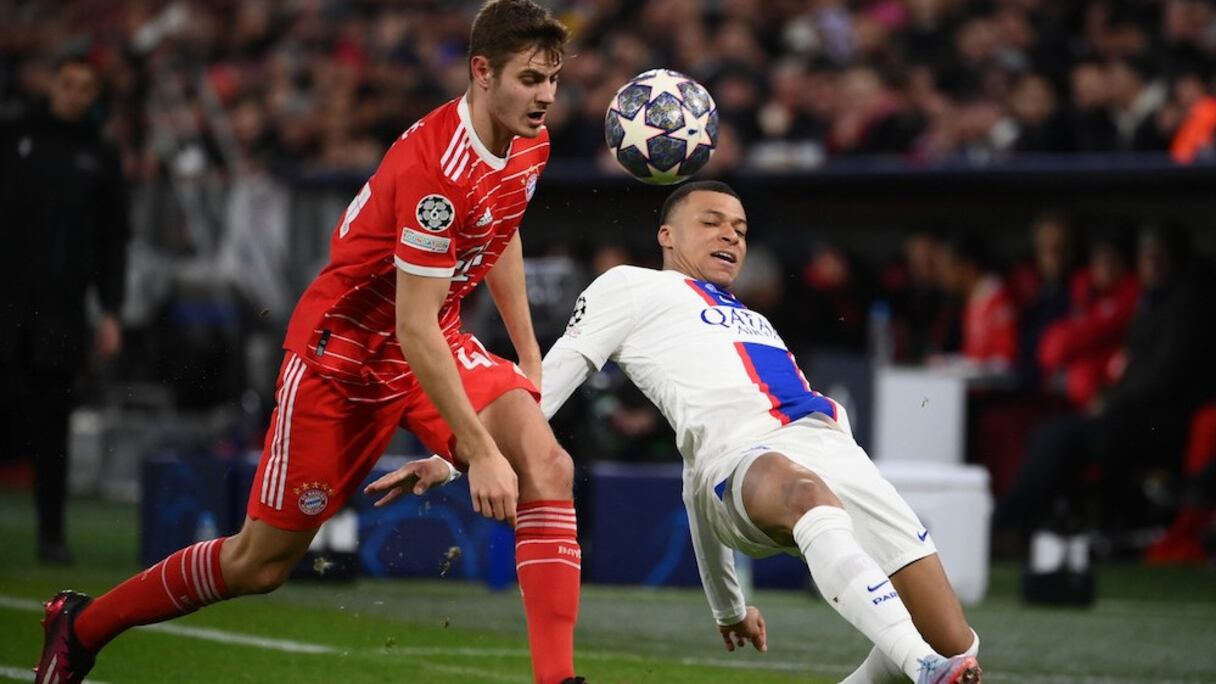 Phase du match Bayern Munich-Paris SG, le 8 mars 2023.