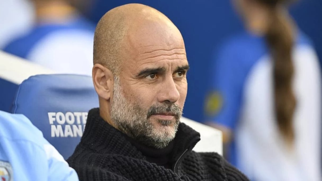 Pep Guardiola, entraîneur de Manchester City.