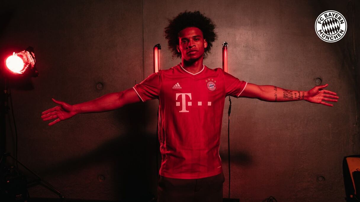 Leroy Sané sous le maillot du Bayern.