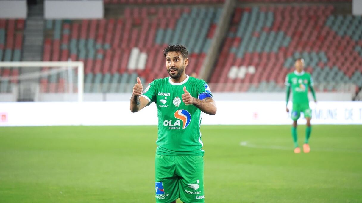 Mohsine Moutouali, capitaine du Raja de Casablanca.