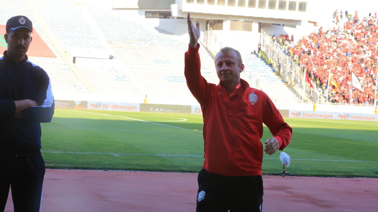 Sven Vandenbroeck, entraîneur du Wydad.