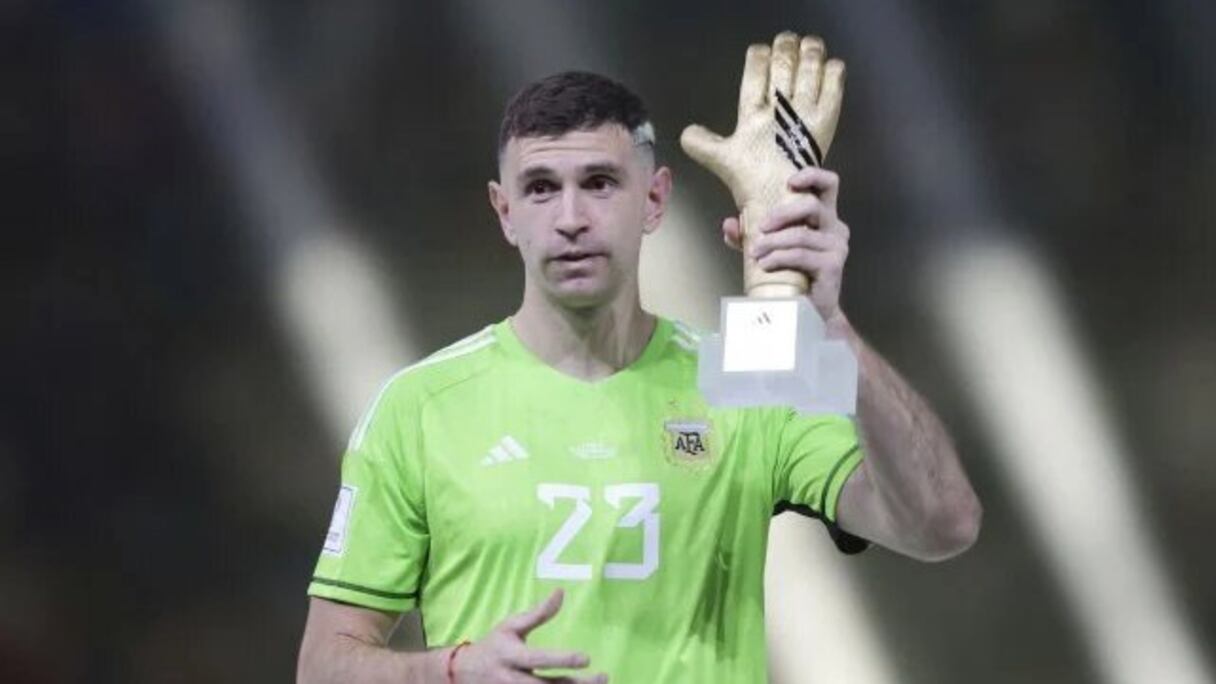 Emiliano Martinez, gardien de but argentin.