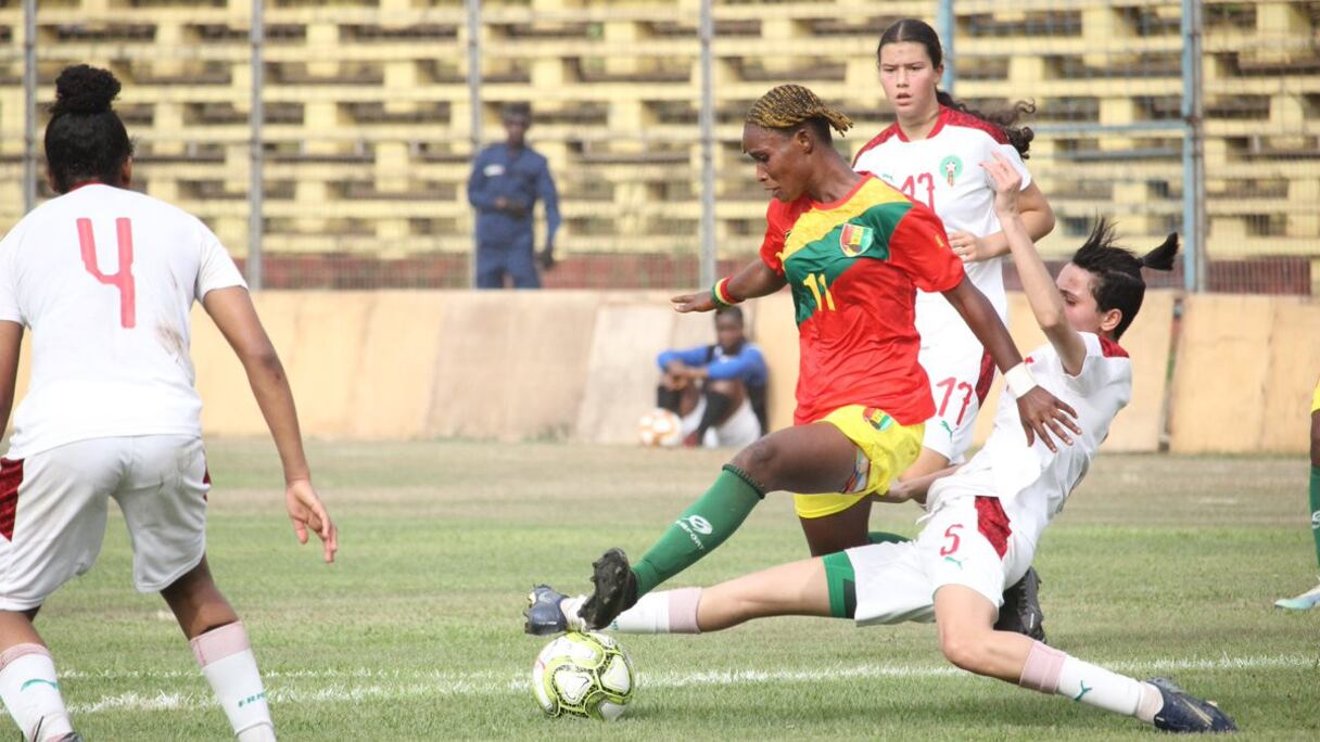 Match amical à Conakry entre les Lioncelles de l'Atlas U20 et son homologue guinéenne