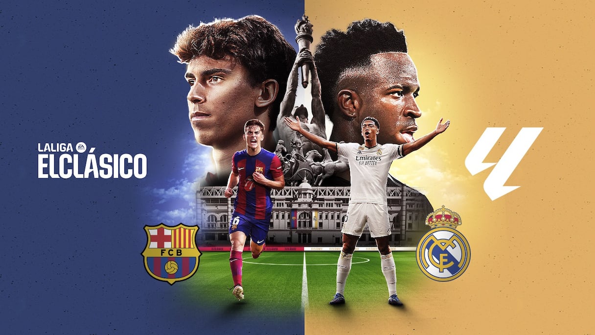 L'affiche officielle du prochain Clasico Barça-Real.