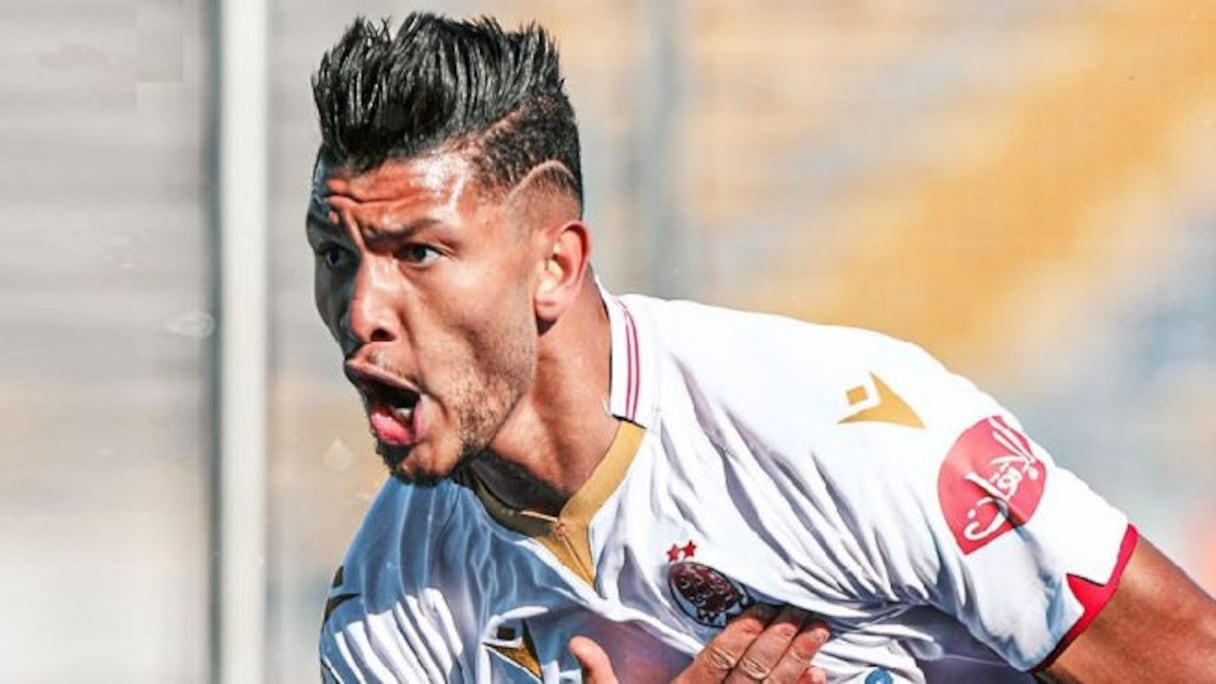 Achraf Dari, joueur du Wydad de Casablanca.