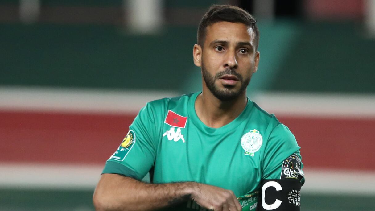 Mohsine Moutouali, capitaine du Raja de Casablanca.