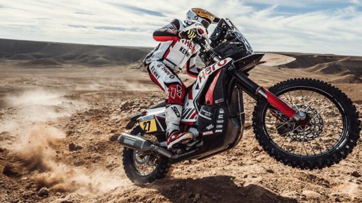 Le motard du Bostwana Ross Branch.