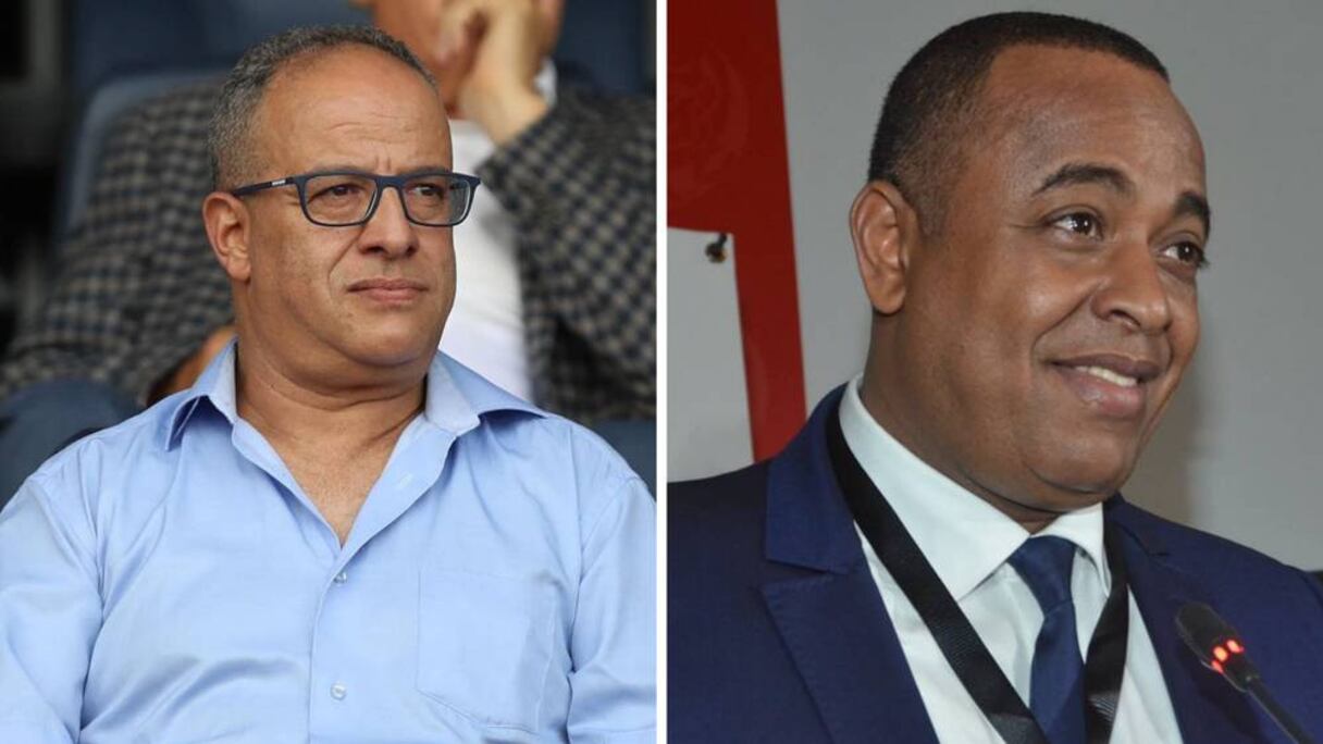Aziz El Badraoui et Said Naciri, présidents du Raja et du Wydad.