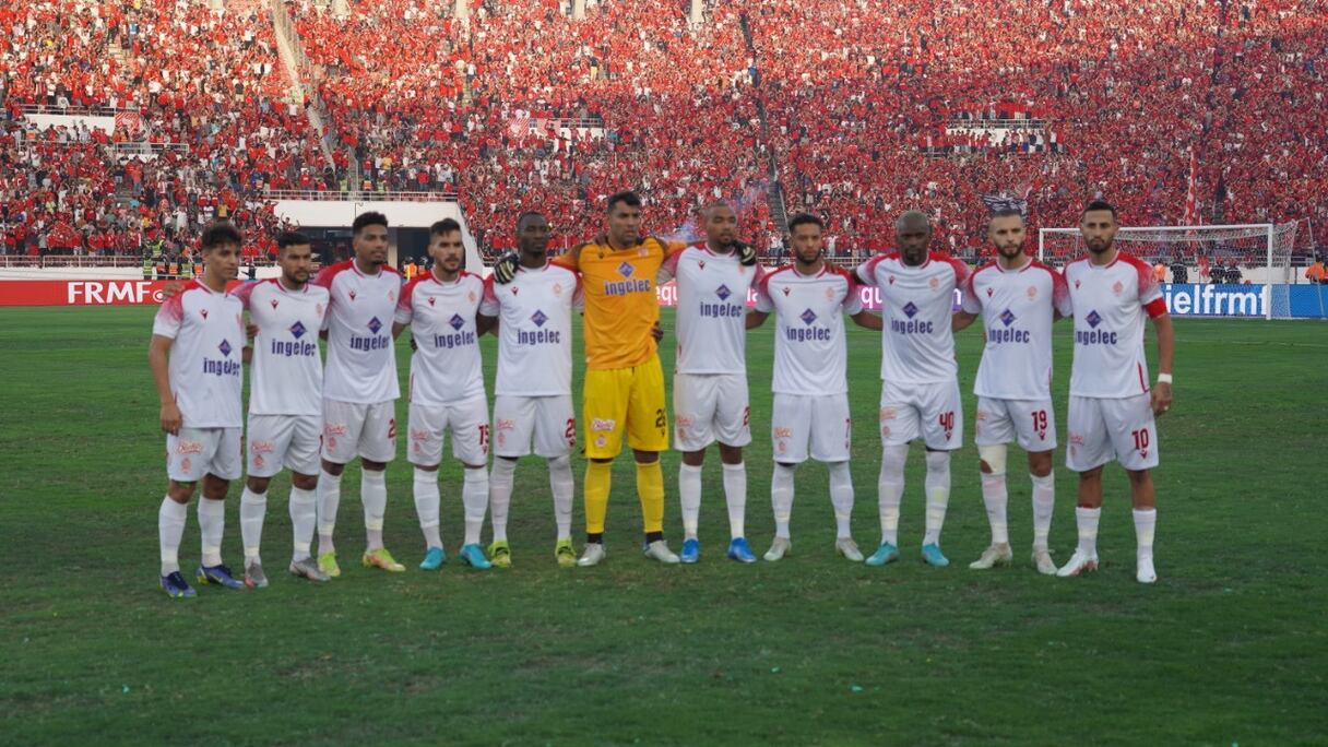 Le onze du WAC en finale de la Coupe du Trône 2020-2021.