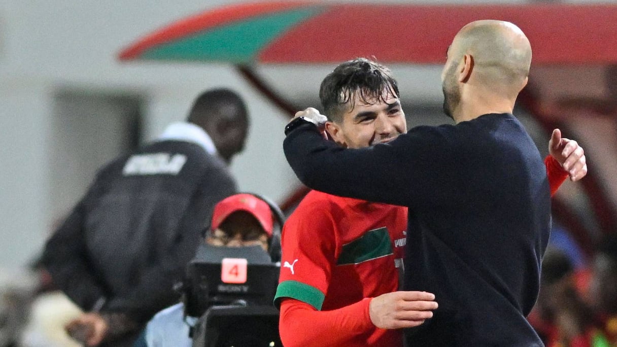 Walid Regragui et Brahim Diaz.