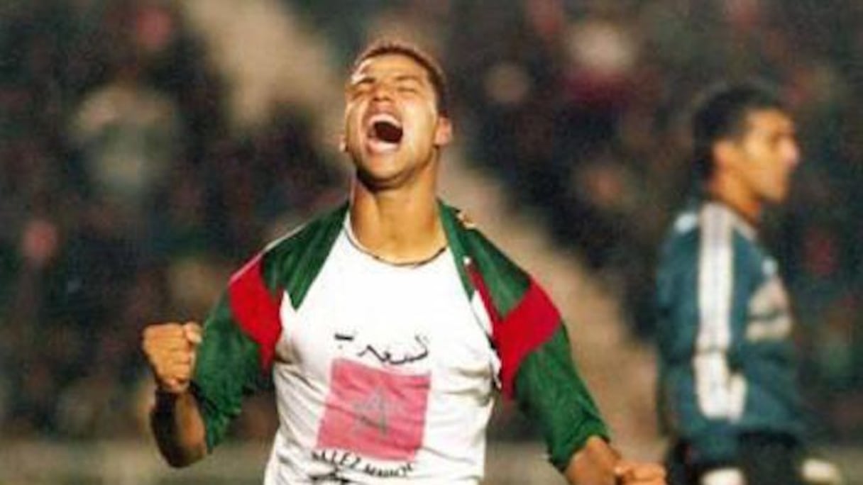 Camacho lors du Mondial-98 où il a inscrit trois buts en trois matchs.