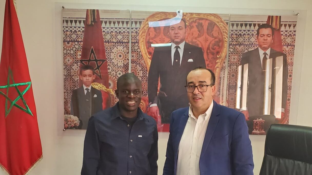 L'international français N’Golo Kanté à Tiznit.