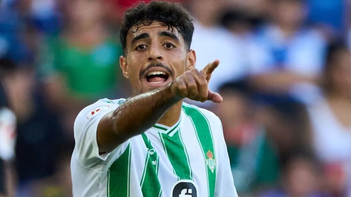 Chadi Riad avec le Real Betis.