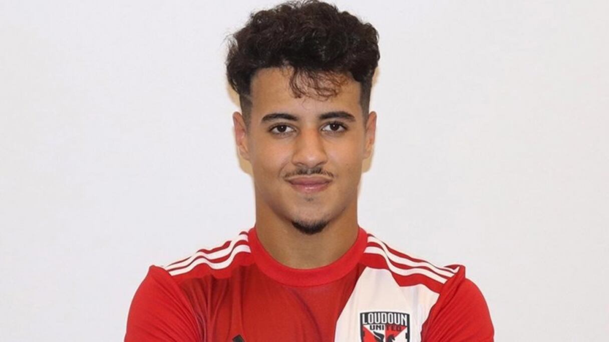 Hassan Aqboub, jeune footballeur marocain.