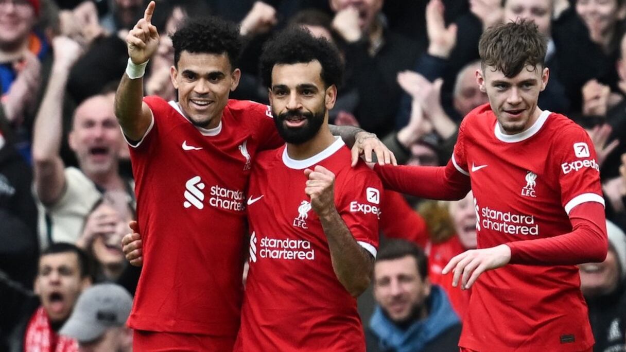 Des joueurs de Liverpool.