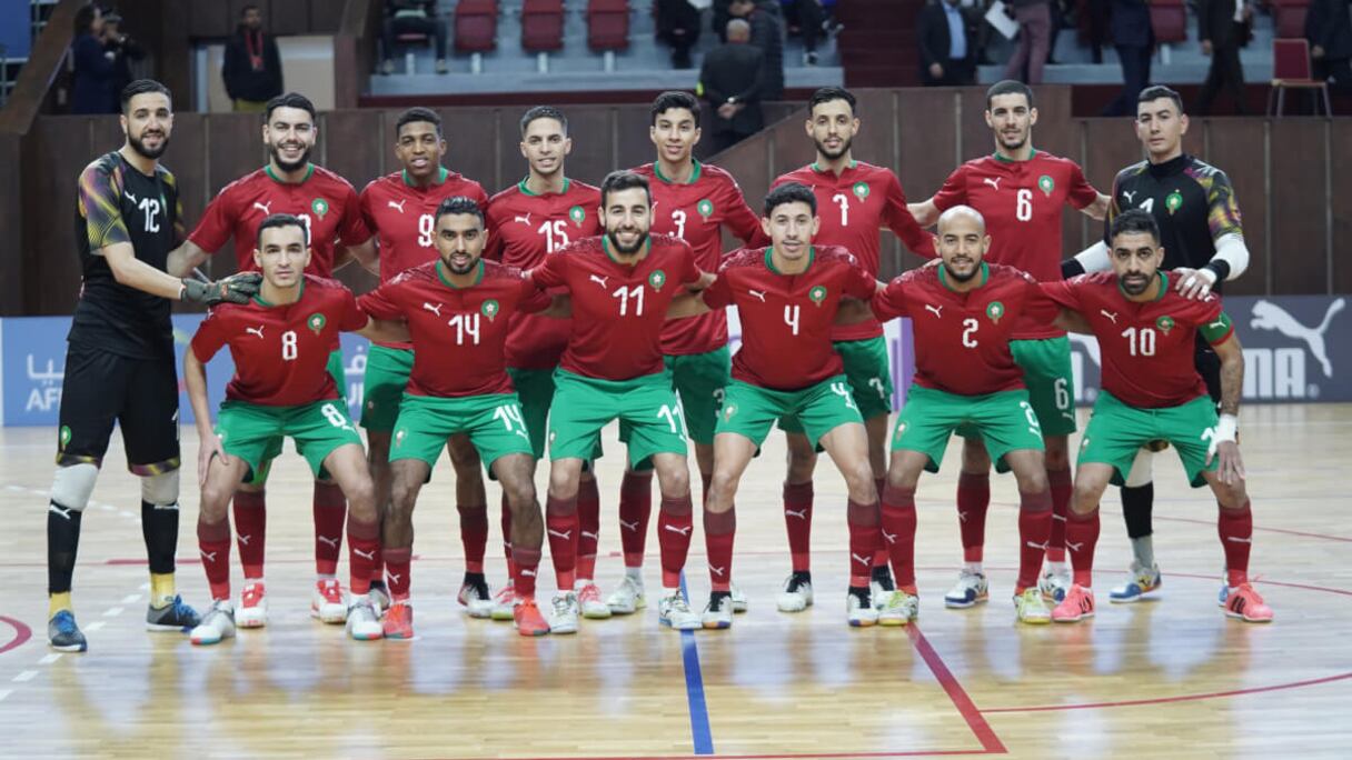 Les Lions de l'Atlas de futsal.
