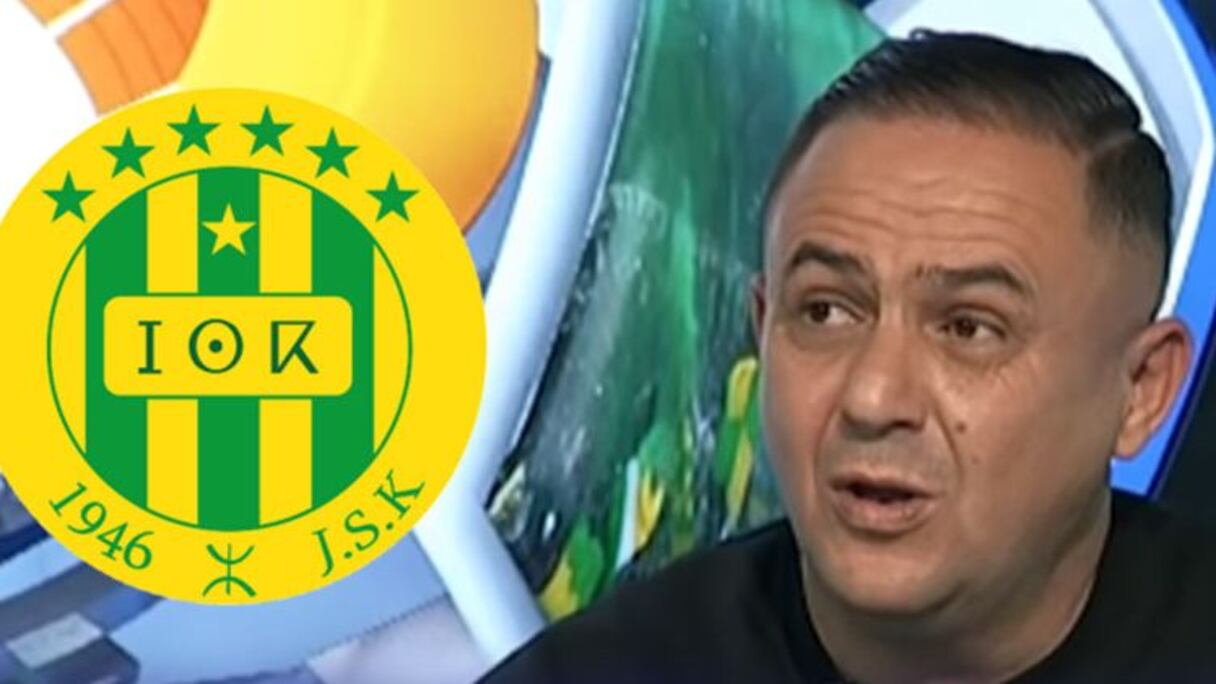 Yazid Iarichène, président de la Jeunesse Sportive de Kabylie (JSK).