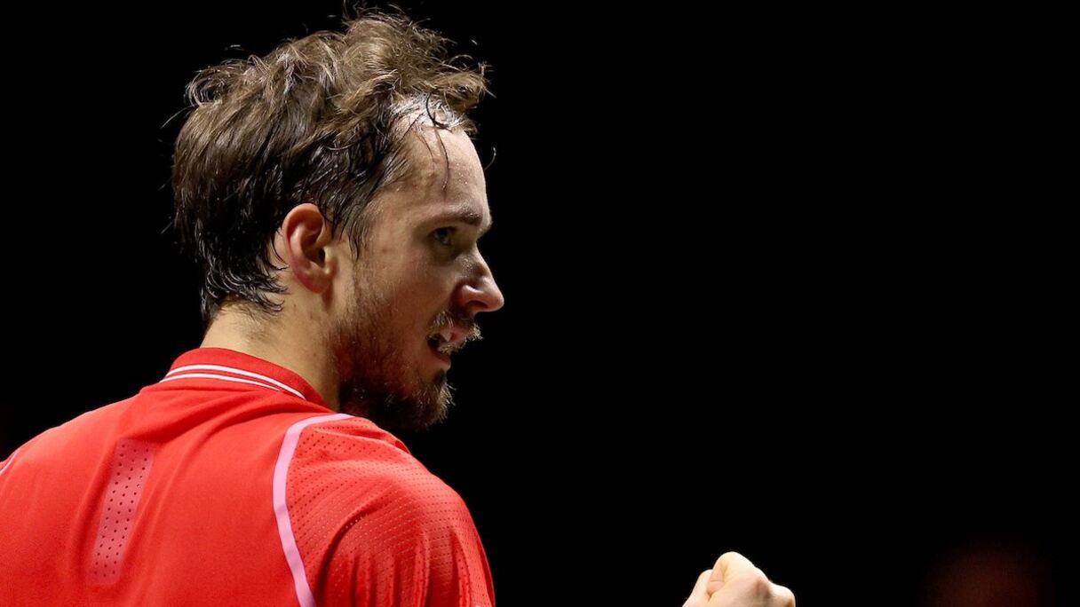 Daniil Medvedev à l'ATP 500 de Rotterdam, le 19 février 2023.
