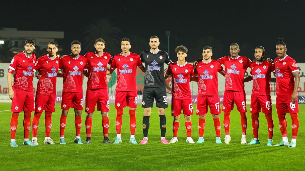 Onze de départ du Wydad contre la JSS, le mercredi 14 février 2024.