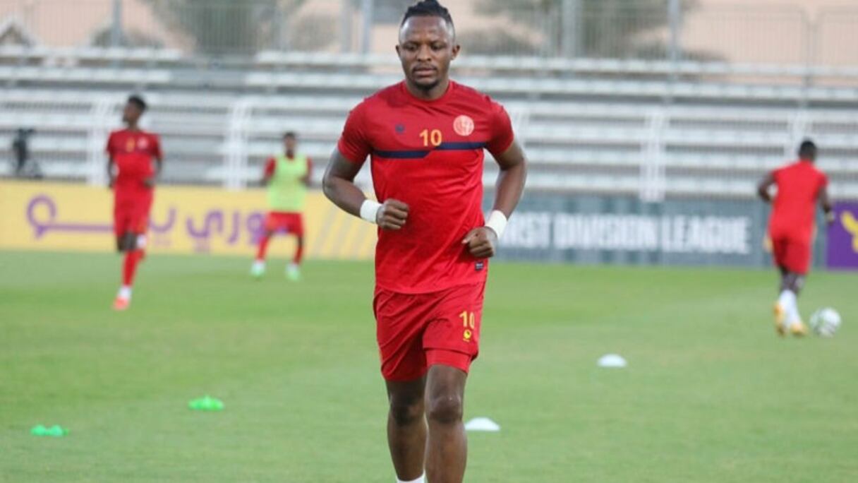 Walter Bwalya, nouvel attaquant congolais du Wydad de Casablanca.