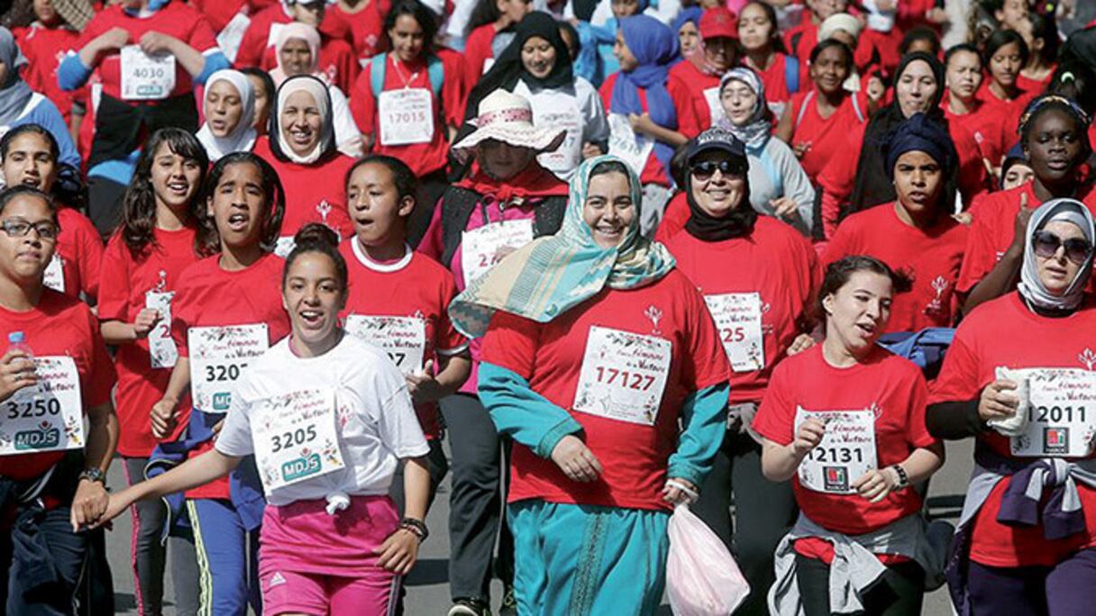 La course féminine de la victoire.