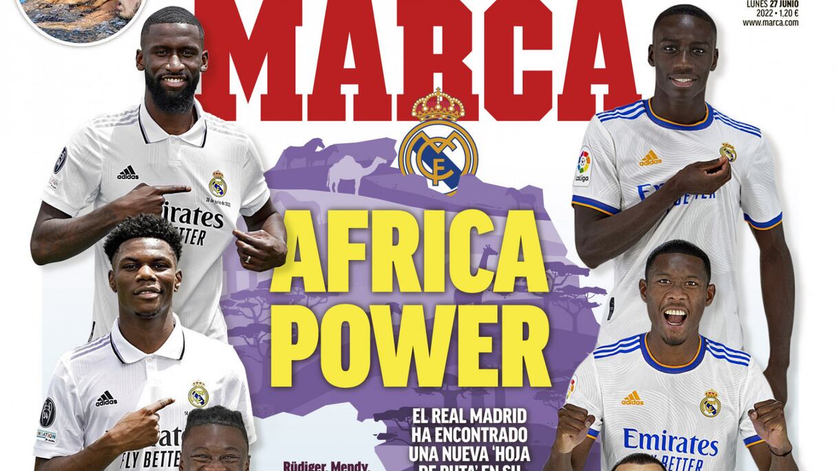 La Une de Marca du lundi 27 juin 2022.