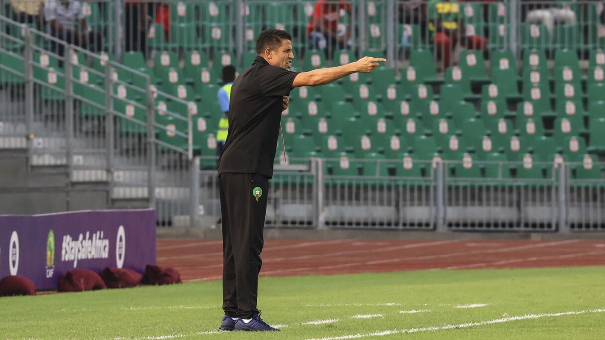 Houcine Ammouta, entraîneur de l'équipe nationale A'.