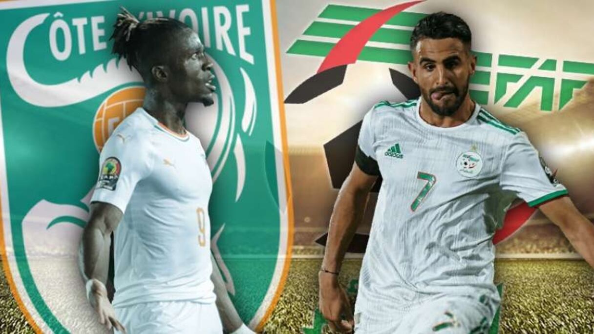 L'Ivoirien Wilfried Zaha et l'Algérien Adam Ounas.