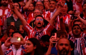 Supporters de l'Atlético Madrid
