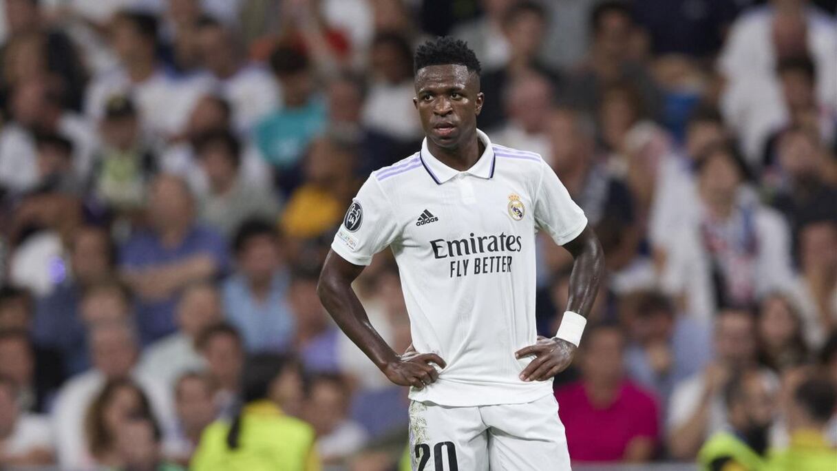 Vinicius Junior, international brésilien du Real Madrid.