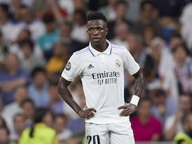 Vinicius Junior, international brésilien du Real Madrid.