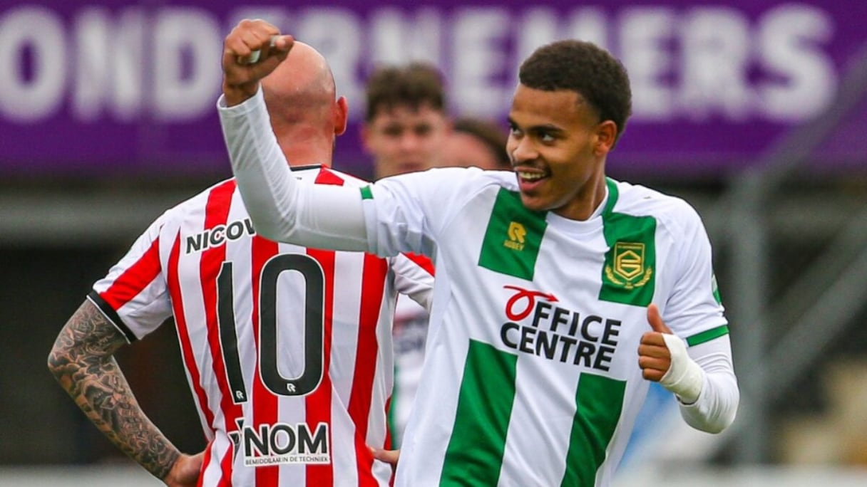 Cyril Ngonge, jeune attaquant belge du FC Groningue.