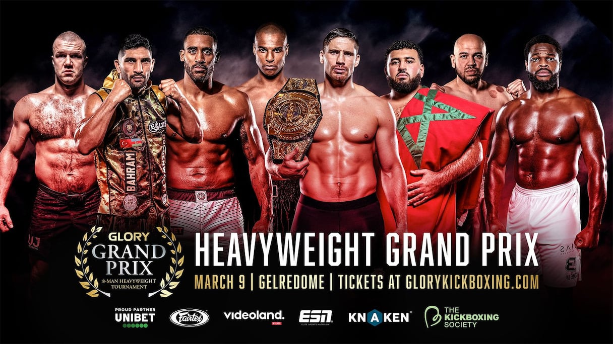 L'affiche du Grand Prix Glory Heavyweight.