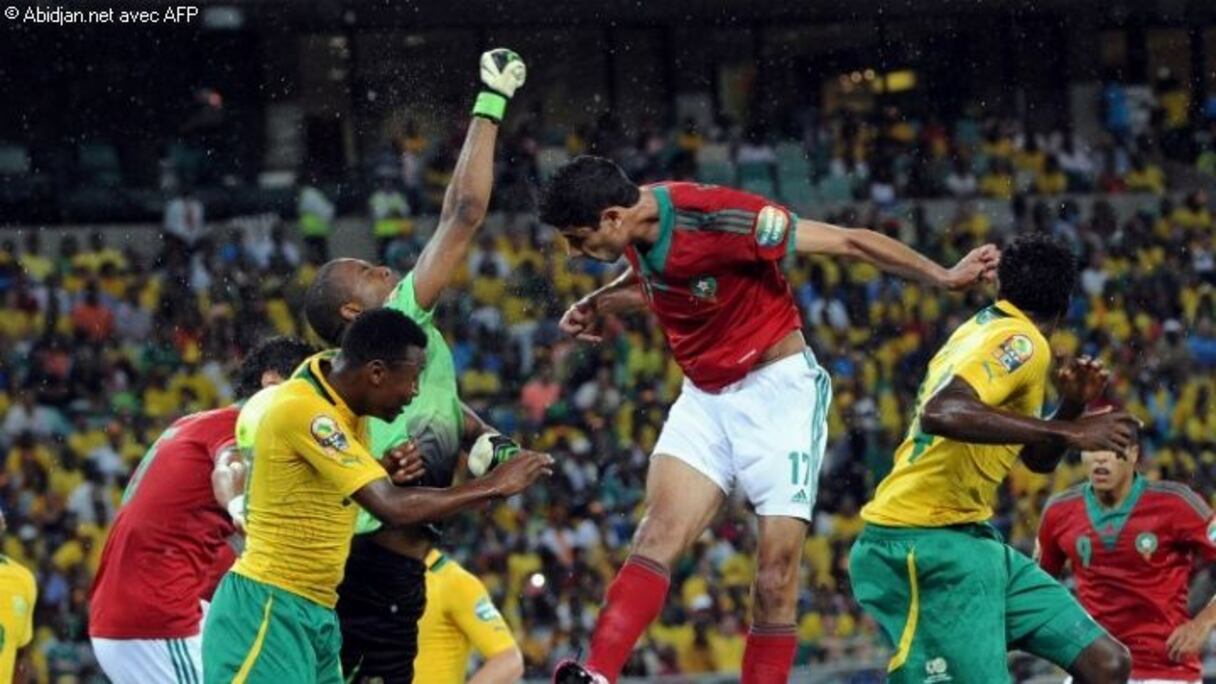 Les Lions de l'Atlas face à l'Afrique du Sud lors de la CAN 2013 (3e journée).