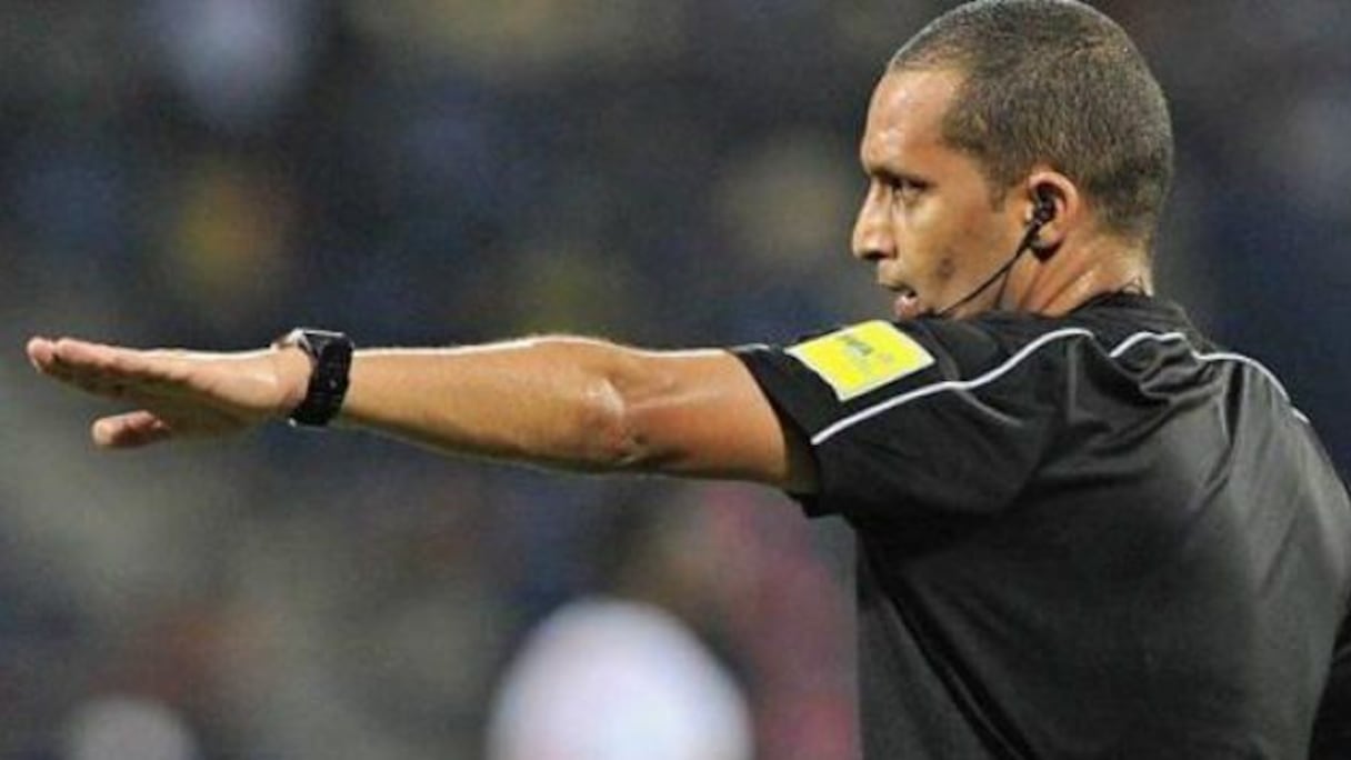 Redouane Jiyed, le meilleur arbitre marocain en exercice.