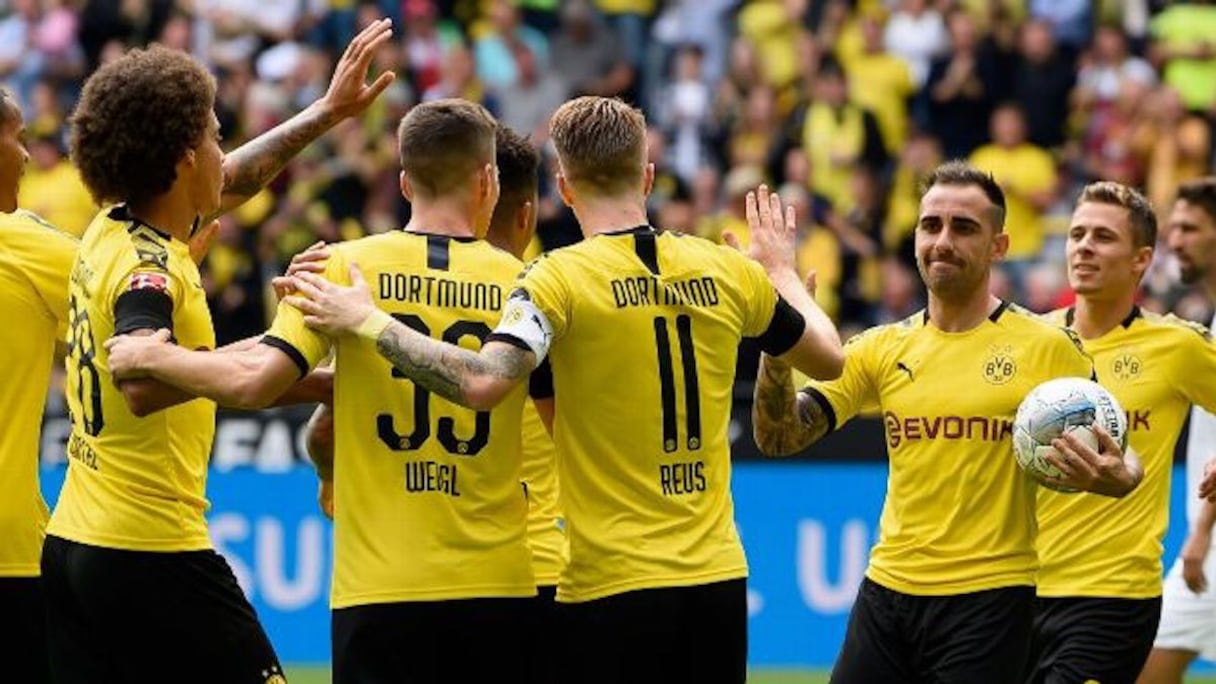 Les joueurs du Borussia Dortmund.