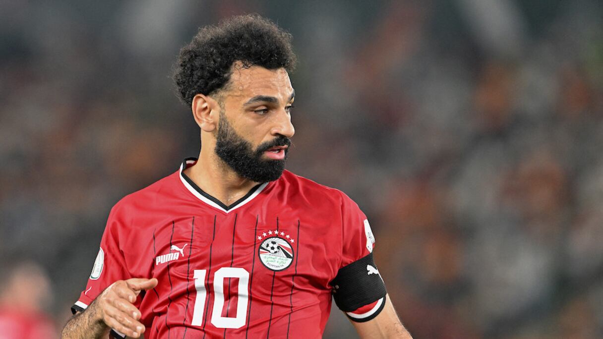 Mohamed Salah, capitaine de l'Égypte.