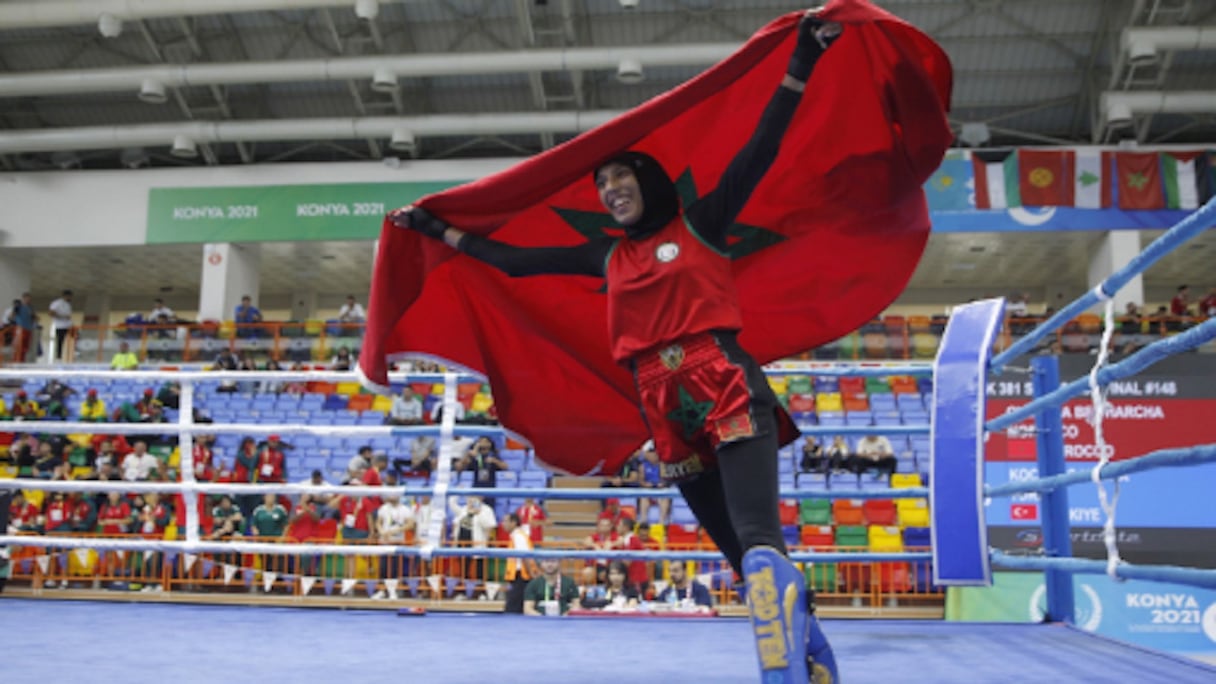 Meriem El Moubarik, championne marocaine de muay-thai.