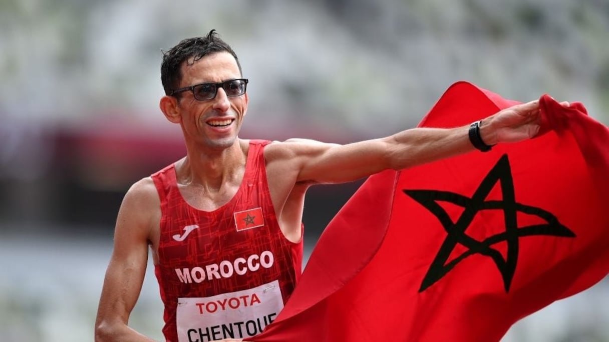 El Amine Chentouf aux Jeux Paralympiques Tokyo 2020.