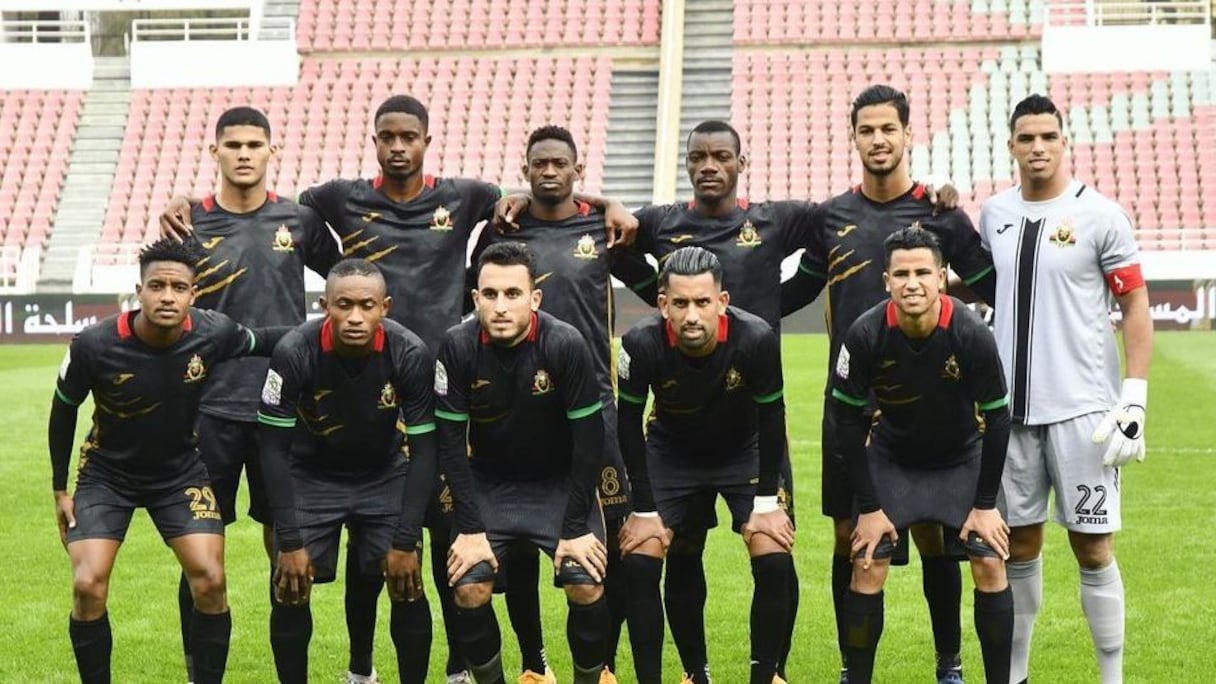 Le onze de l'AS FAR en 2020-2021.