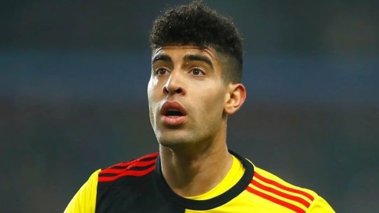 Adam Masina sous les couleurs des Lions de l'Atlas.