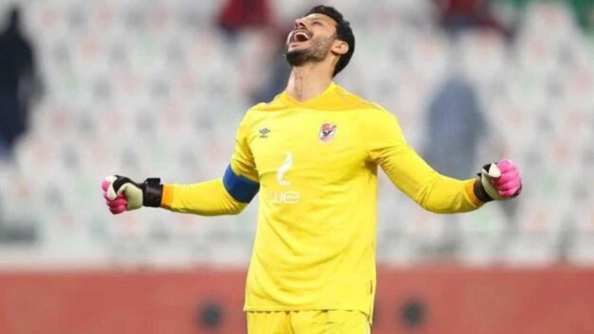 Mohamed El-Shenawy, portier et capitaine d'Al Ahly d'Egypte.