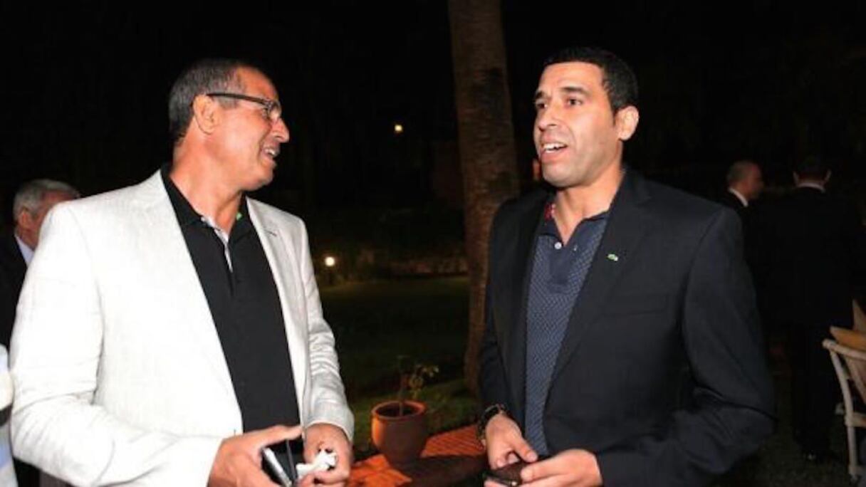 Badou Zaki et Noureddine Naybet