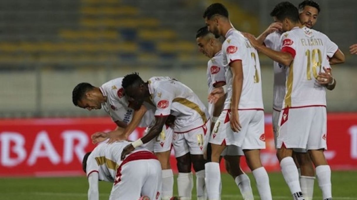 Les joueurs du Wydad de Casablanca.