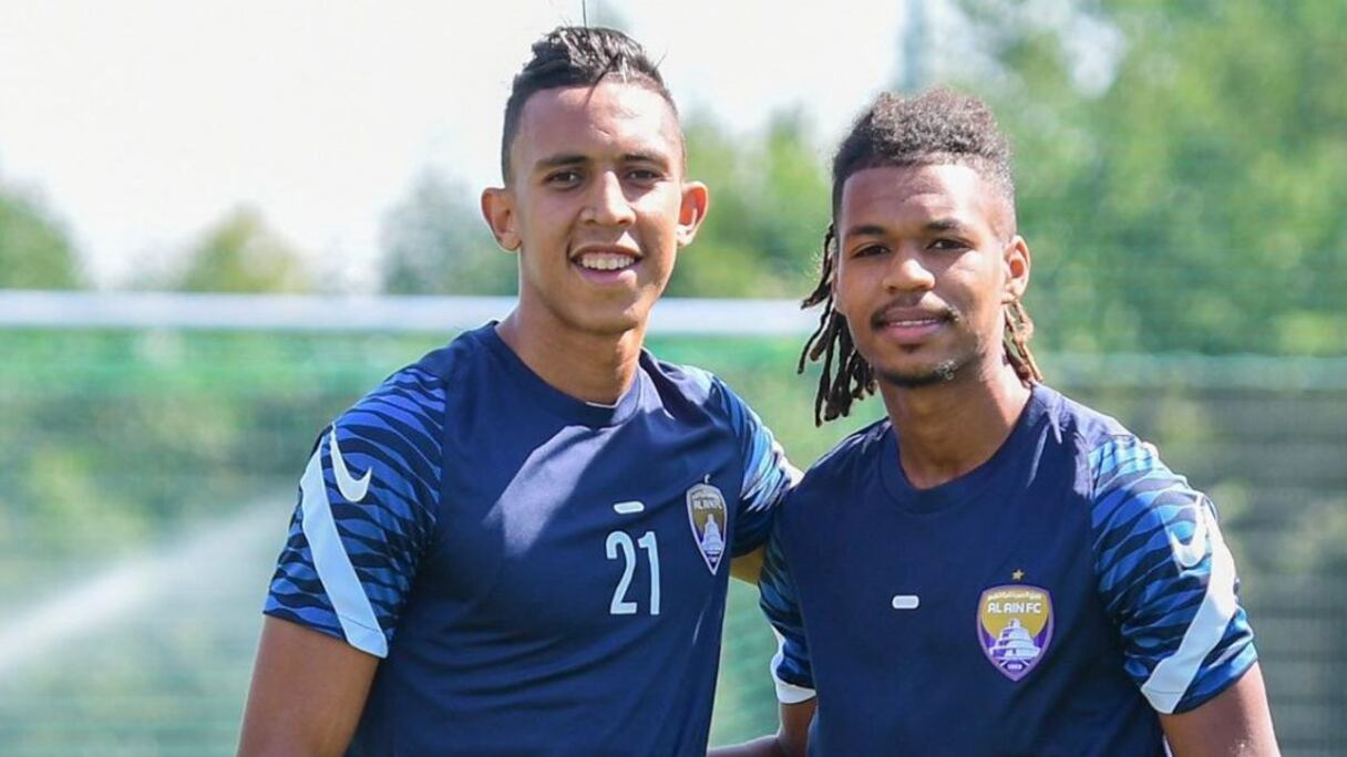 Rahimi et Moubarik à Al-Ain.